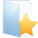 Blue Folder Favorites Alt Icon